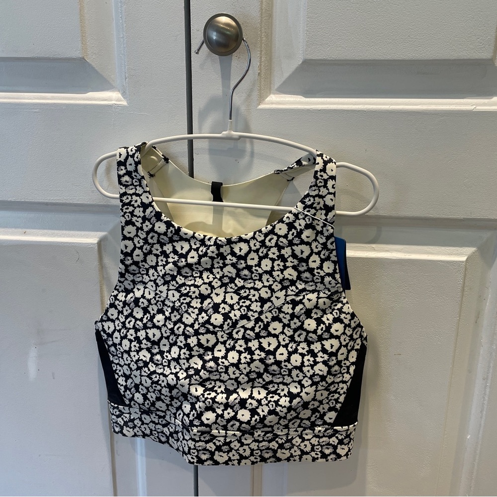 Brooks Running Bra Floral Minimalist